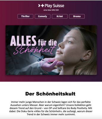 Alles für die Schönheit